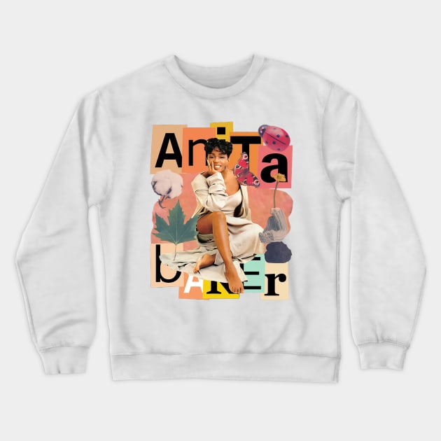 Anita Baker Pose Style Crewneck Sweatshirt by looksart